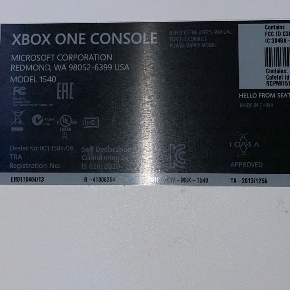 Xbox one